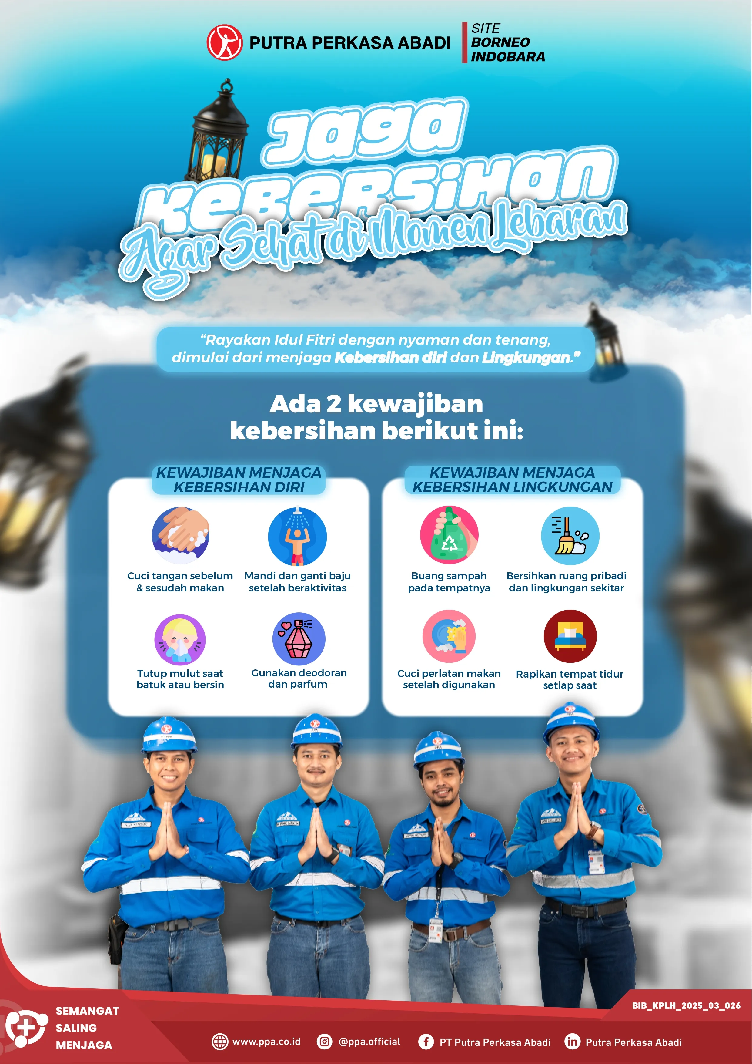 Jaga Kebersihan Agar Sehat di Momen Lebaran